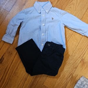 9 mo boy Ralph Lauren polo set